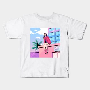 Windy afternoon Kids T-Shirt